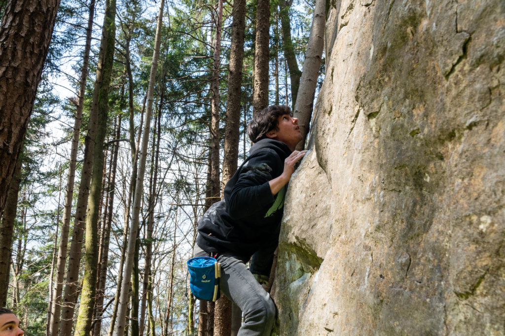 Fotografie - Bouldern - Spiegelstein 1