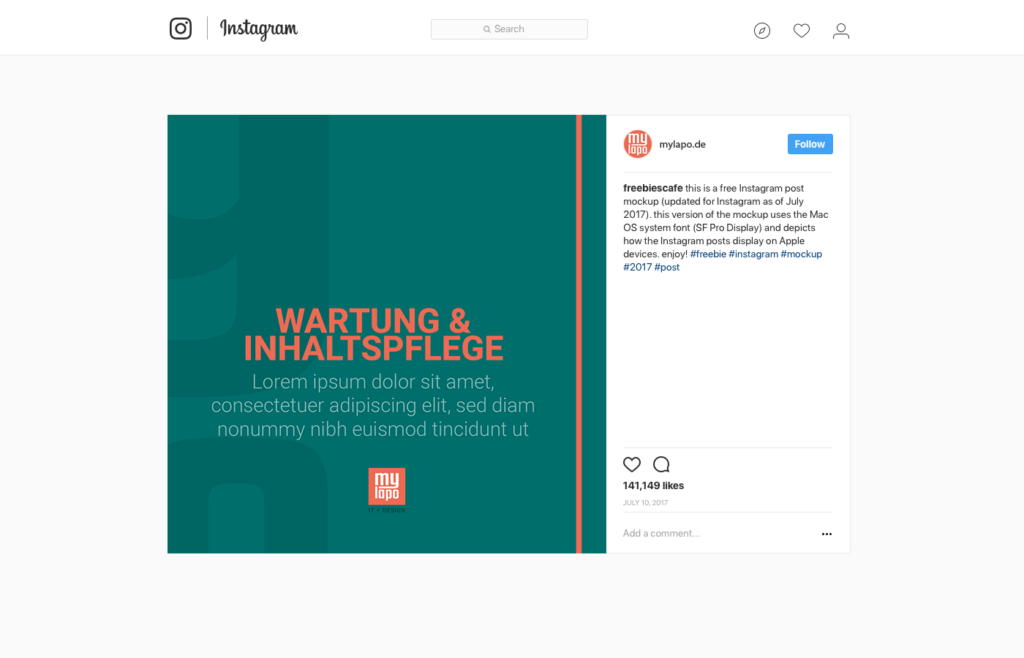 Leon Stadler MyLapo Online Marketing Instagram Vorschau 3